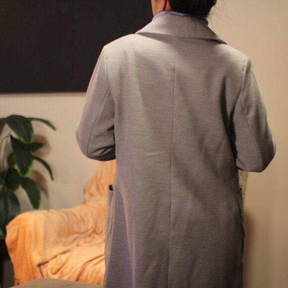 Trench Coat Womens Grey - Picture 4 of 16